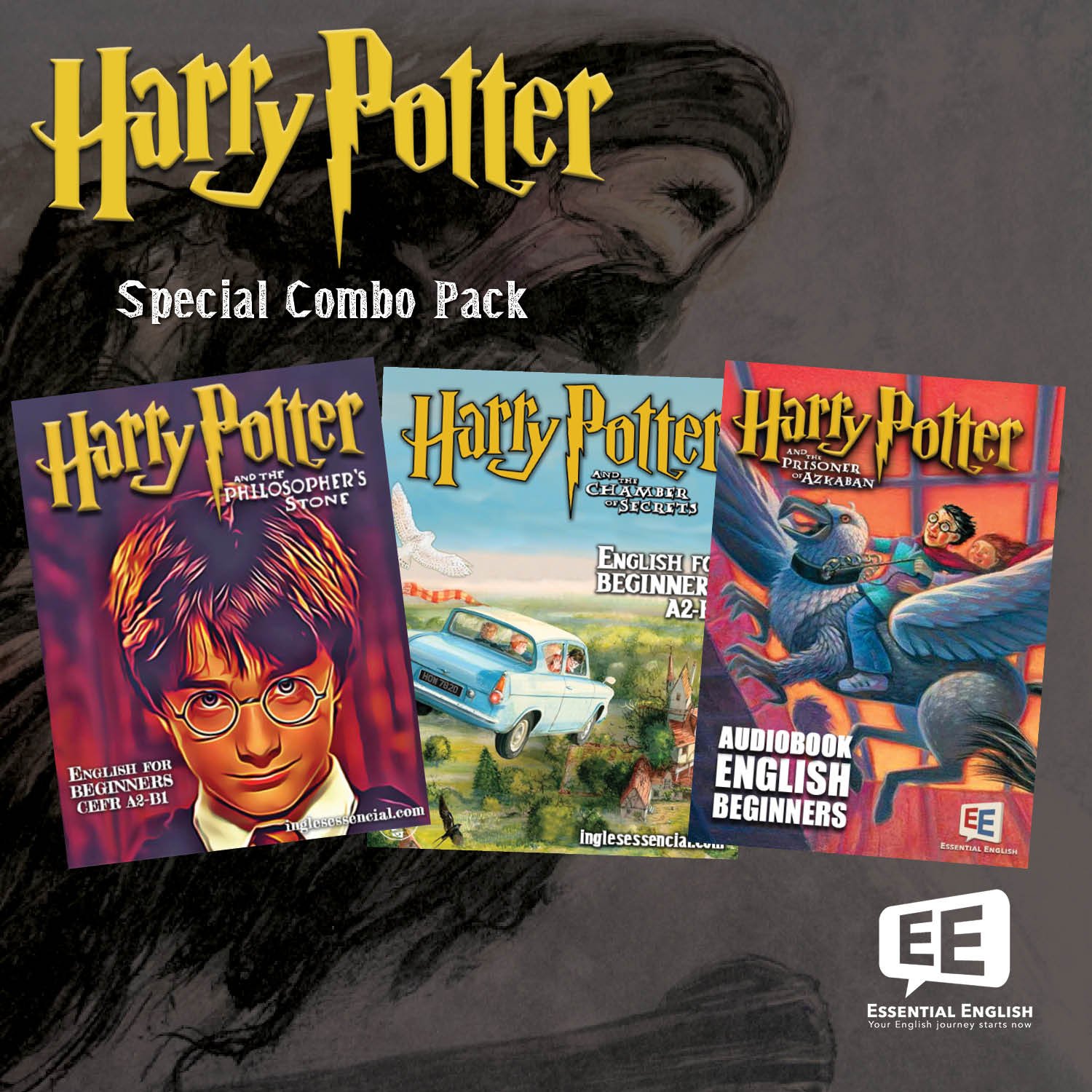 Harry Potter Combo Pack - Learn English with magic and fun